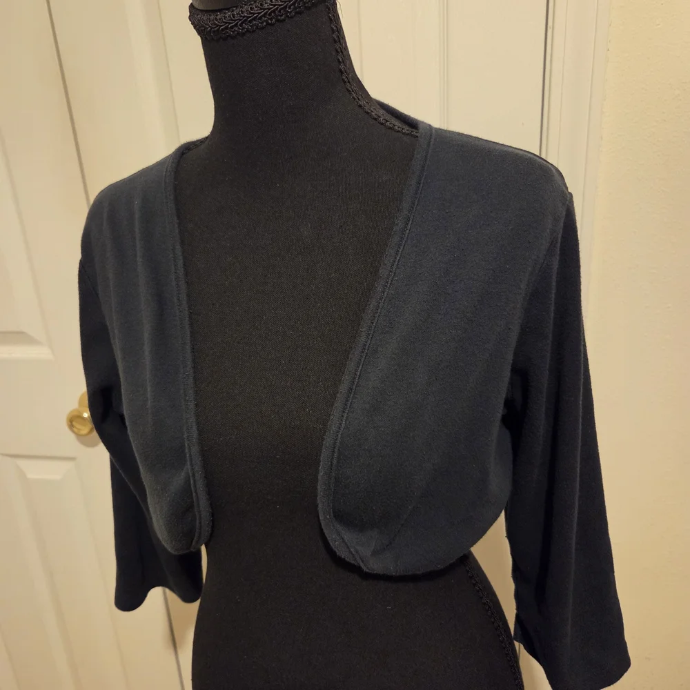 Off BLACK Bolero Jacket - Picture 3 of 3